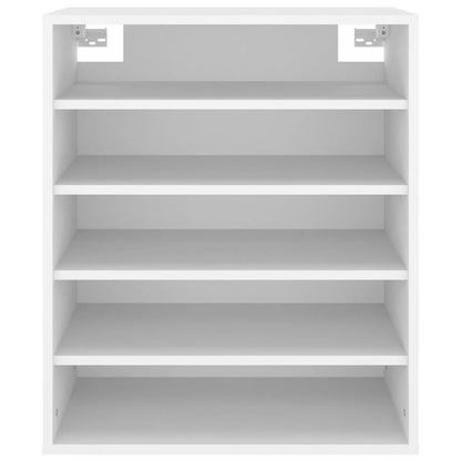 Shoe Cabinet Old Pine Tall 6 Compartments