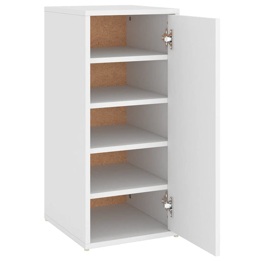 Shoe Cabinet Old Pine Tall 5 Compartments