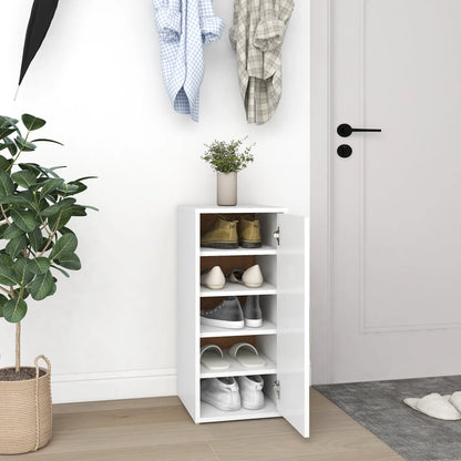 Shoe Cabinet Old Pine Tall 5 Compartments