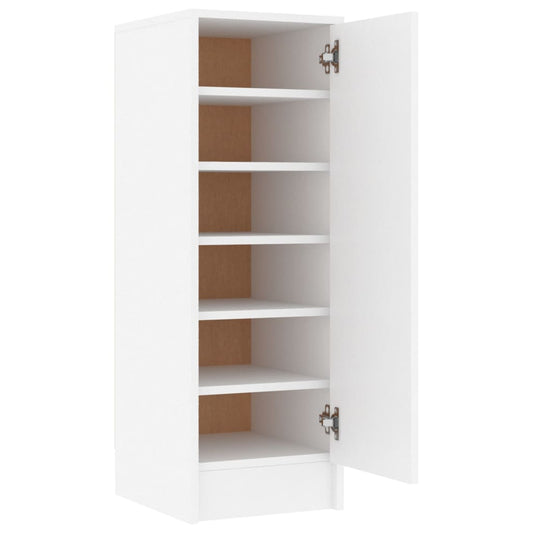 Shoe Cabinet Old Pine Tall 6 Compartments