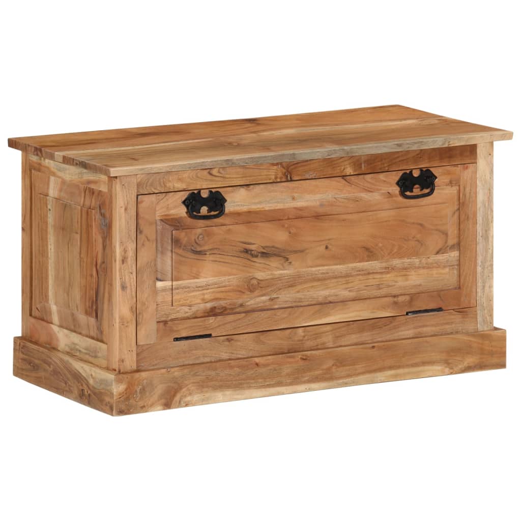 Shoe Storage Bench Natural Solid Acadia 1 Compartment