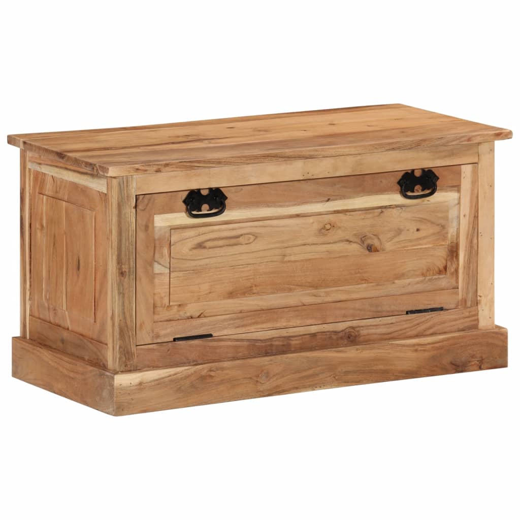 Shoe Storage Bench Natural Solid Acadia 1 Compartment