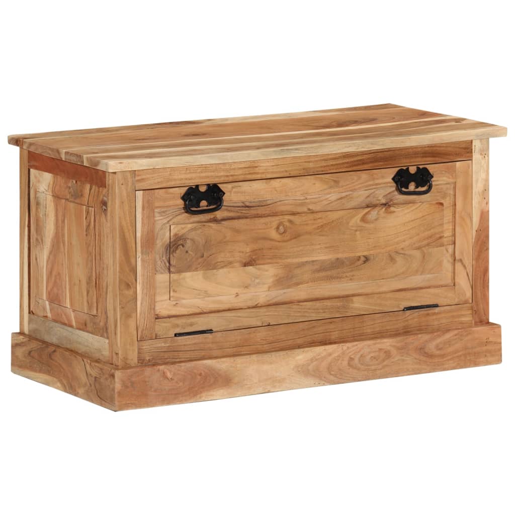 Shoe Storage Bench Natural Solid Acadia 1 Compartment