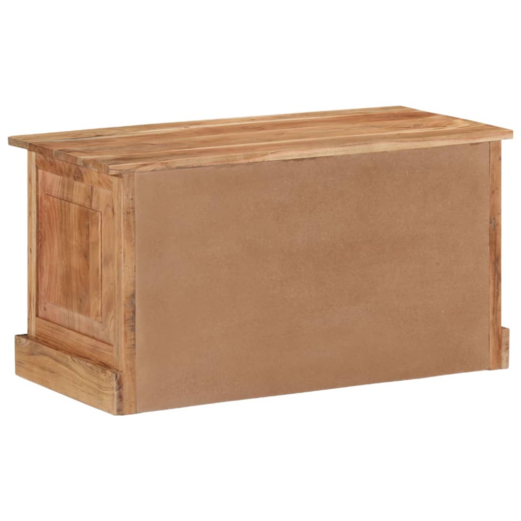Shoe Storage Bench Natural Solid Acadia 1 Compartment