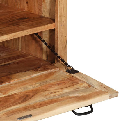 Shoe Storage Bench Natural Solid Acadia 1 Compartment