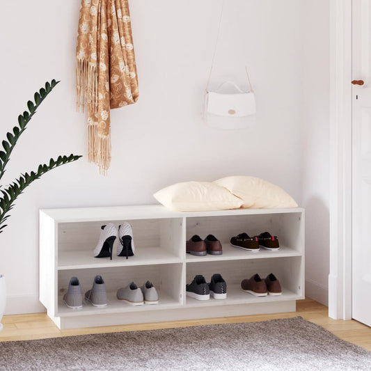 15 Pair 43" Scandinavian Solid Pine Shoe Bench