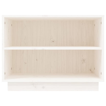 Shoe Cabinet Solid Pine Wood Wide & Deep 2 Compartments