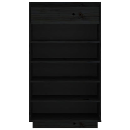 Wooden Shoe Cabinet Solid Pine 12 Compartments Tall