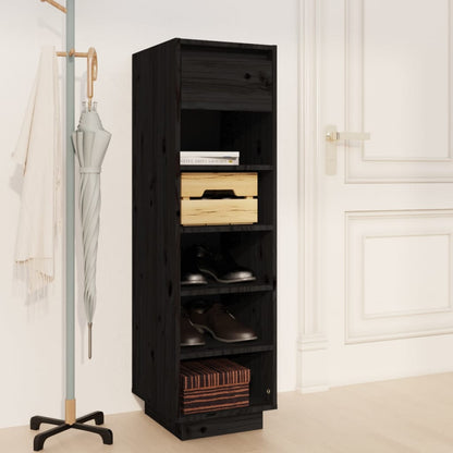 15 Pair 11" Tall & Narrow Scandinavian Solid Pinewood Shoe Cabinet