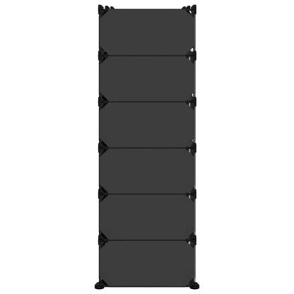 Shoe Rack Transparent Polypropylene & Steel Large
