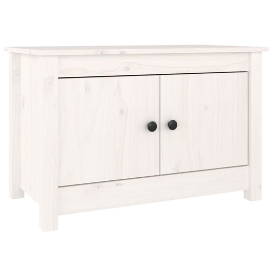 Shoe Cabinet Solid Pine Wood Wide & Deep 2 Compartments