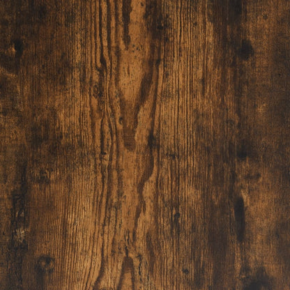 Shoe Cabinet Smoked Oak 24 Drawers Tall