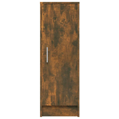 Shoe Cabinet Smoked Oak 6 Drawers Tall