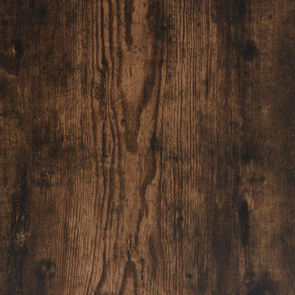 Shoe Cabinet Smoked Reclaimed Oak 3 Compartments Rectangular