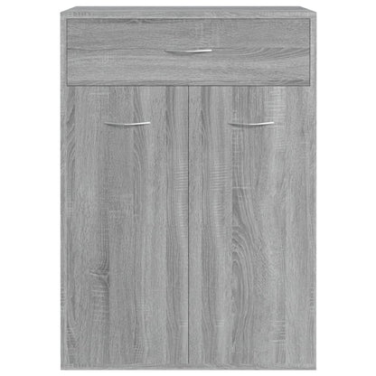 Shoe Cabinet Sonoma Reclaimed Wood 3 Compartments Rectangular