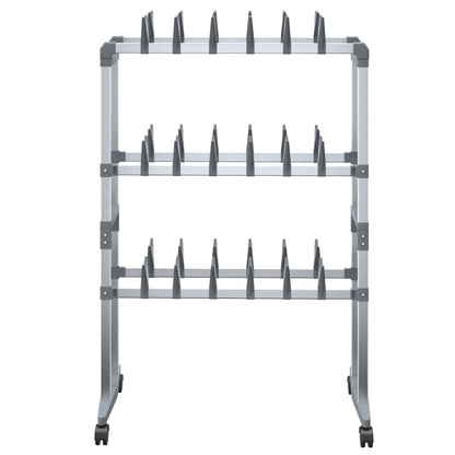 Shoe Rack Aluminum  Rollable Shoe Rack