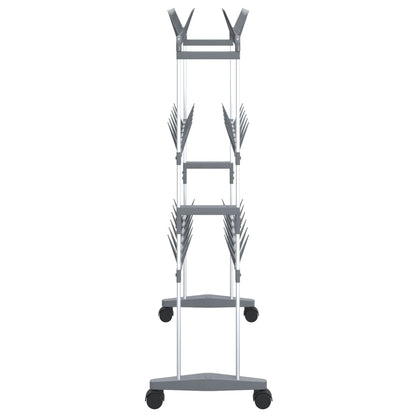 Shoe Rack Aluminum  Rollable Shoe Rack