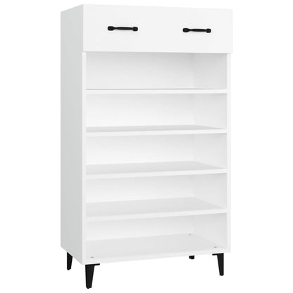 Shoe Cabinet Old Pine Tall 6 Compartments