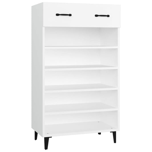 Shoe Cabinet Old Pine Tall 6 Compartments