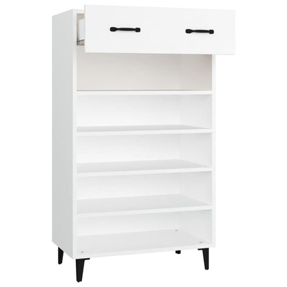 Shoe Cabinet Old Pine Tall 6 Compartments