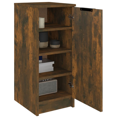Arc Shoe Cabinet Smoked Oak Medium 4 Drawers