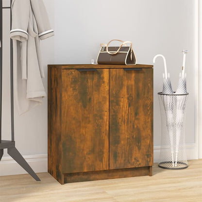 Arc Shoe Cabinet Smoked Oak Rectangular 5 Drawers
