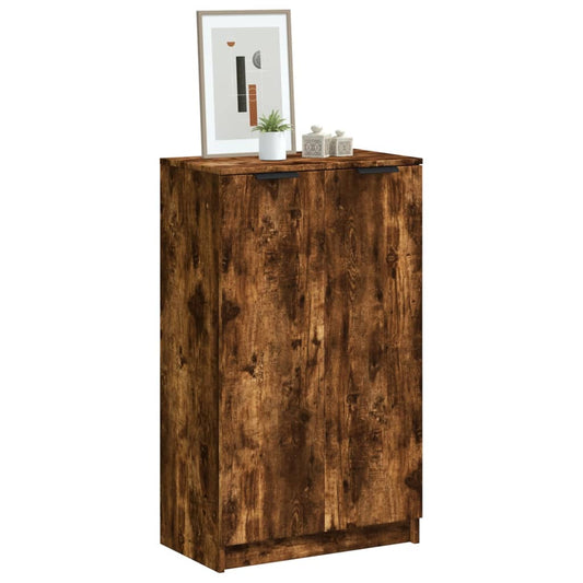 Arc Shoe Cabinet Smoked Oak Medium 2 Compartments