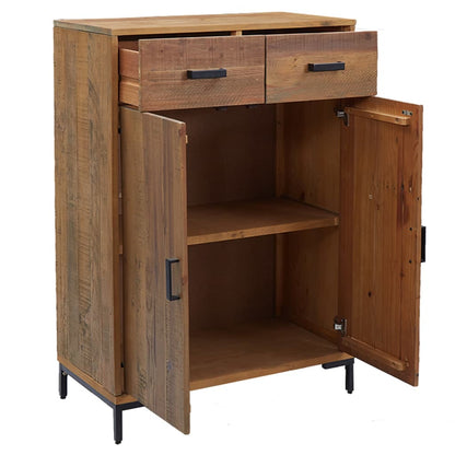 Shoe Cabinet Rubberwood 4 Compartments Rectangular