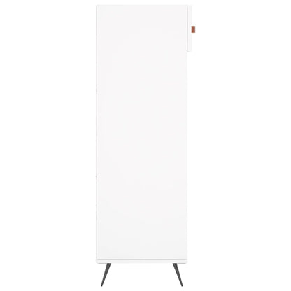 Luxo Shoe Cabinet Solid Oak 6 Compartments Tall & Metal Feet