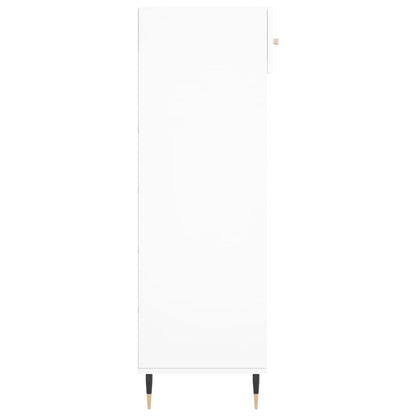 Luxo Shoe Cabinet Solid Oak 6 Compartments Tall & Metal Feet