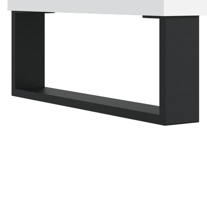 Luxo Shoe Cabinet Solid Oak 5 Compartments Tall & Skinny & Metal Feet