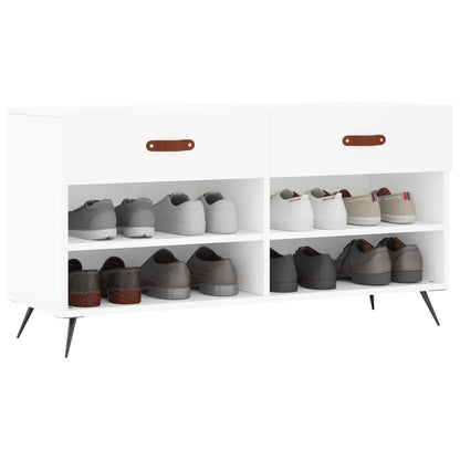 Luxo Shoe Cabinet Solid Oak 6 Compartments Rectangular & Metal Feet