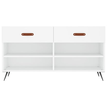 Luxo Shoe Cabinet Solid Oak 6 Compartments Rectangular & Metal Feet