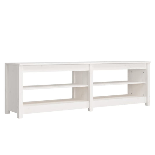 Luxo Shoe Bench Solid Pine 4 Compartments Wide & Deep