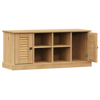 Shoe Bench Honey Pine 6 Compartments Wide & Deep