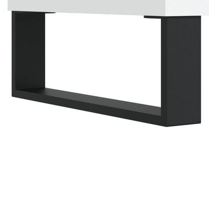 Luxo Shoe Cabinet Solid Oak 7 Compartments Rectangular & Metal Feet