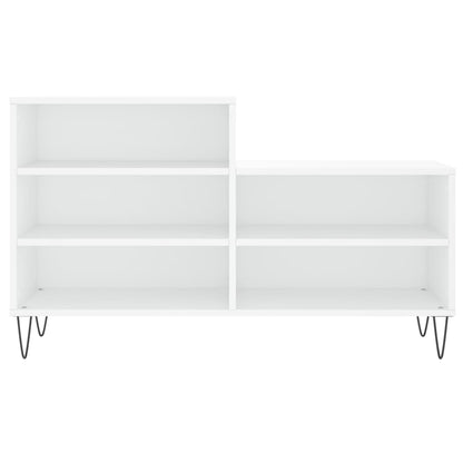 Shoe Cabinet High Gloss Reclaimed Wood 5 Comaprtments