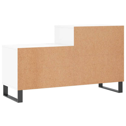Luxo Shoe Cabinet Solid Oak 5 Compartments Rectangular & Metal Feet