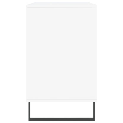 Shoe Cabinet High Gloss Reclaimed Wood 5 Compartments
