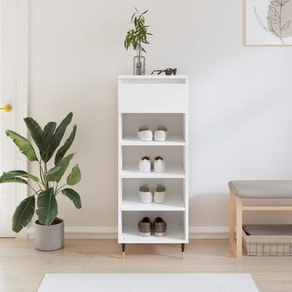 Freya Shoe Cabinet Reclaimed Wood 5 Compartments Medium