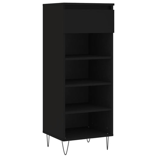 Freya Shoe Cabinet Reclaimed Wood 5 Compartments Medium