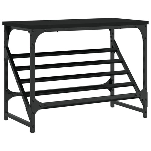 Freya Shoe Rack Reclaimed Wood Wide & Long 1 Compartments