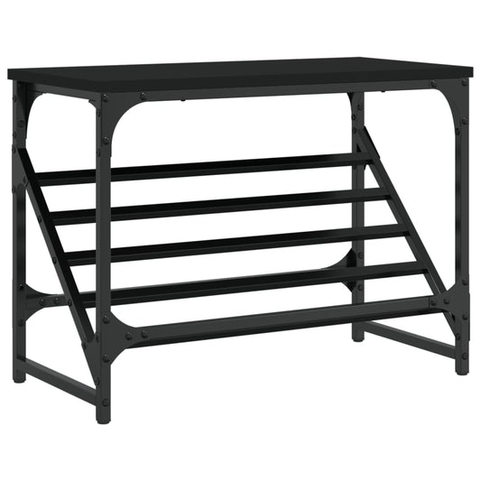 Freya Shoe Rack Reclaimed Wood Wide & Long 1 Compartments