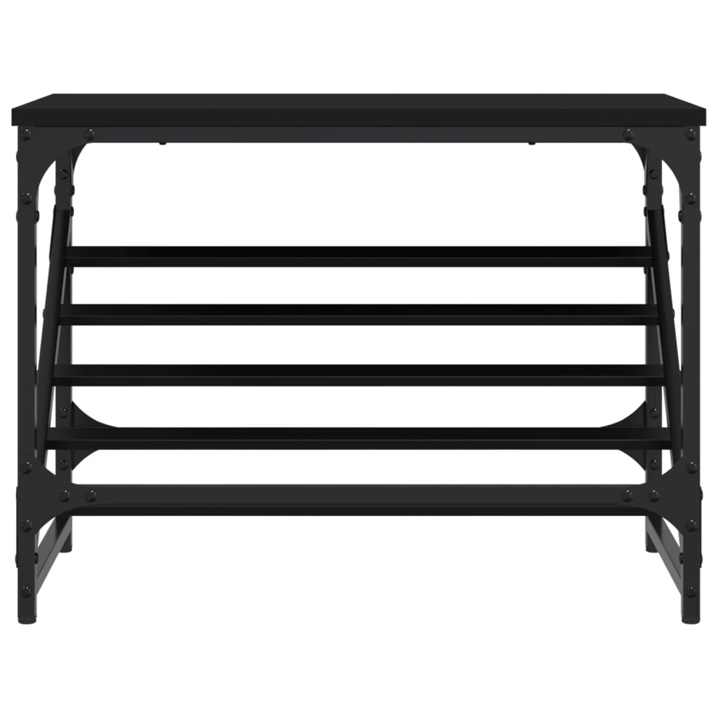 Freya Shoe Rack Reclaimed Wood Wide & Long 1 Compartments