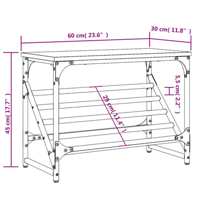 Freya Shoe Rack Reclaimed Wood Wide & Long 1 Compartments