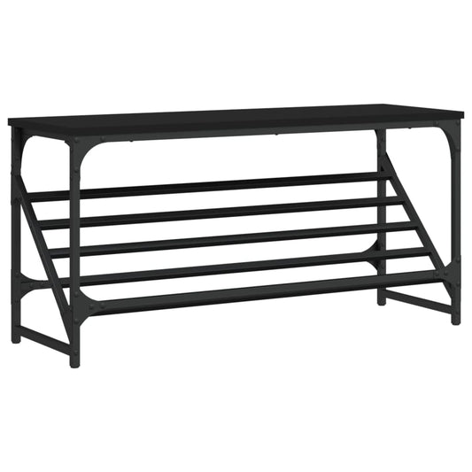 Freya Shoe Rack Reclaimed Wood Wide & Long 1 Compartments