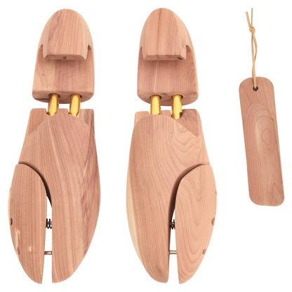 Shoe Stretcher with Shoe Horn Solid Wood Cedar