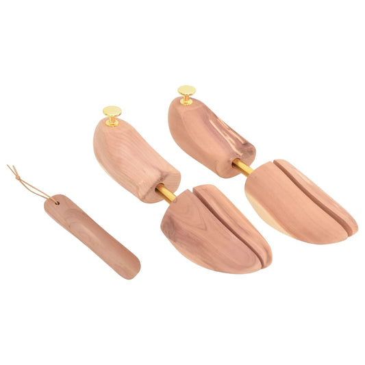 Shoe Stretcher with Shoe Horn Solid Wood Cedar