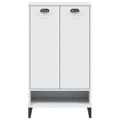Shoe Cabinet Oak 2 Compartments Rectangular