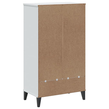 Shoe Cabinet Oak 2 Compartments Rectangular
